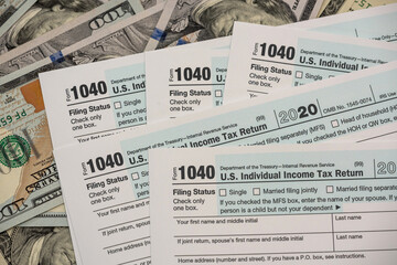 Naklejka premium ud dollar on 1040 individual tax form