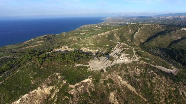 Rhodes Greece The ancient city of Kamiros one of the oldest and together with Lindos and Ialysos greated the city of Rhodes