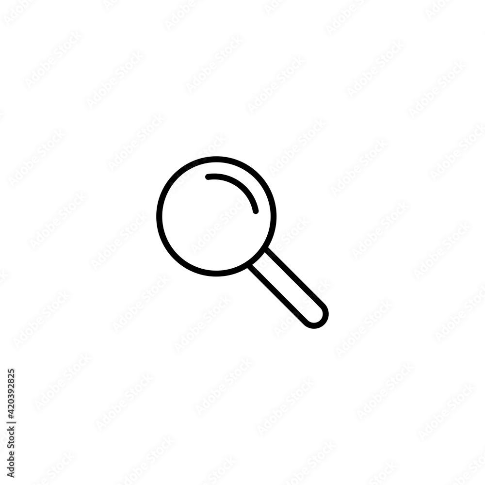 Poster search icon vector icon vector for web, computer and mobile app