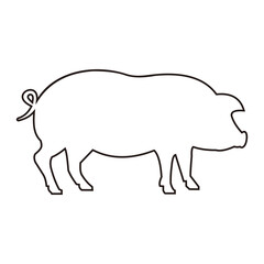 Pig icon vector illustration symbol