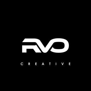 RVO Letter Initial Logo Design Template Vector Illustration