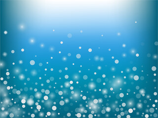 Falling Snow Confetti Winter Vector Background.