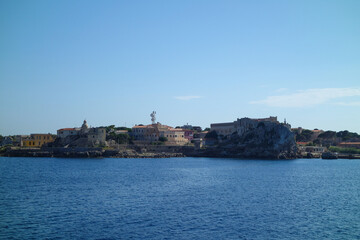 Fototapeta na wymiar Pianosa Island in Italy