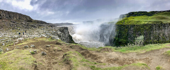 Fototapeta premium Jokulsa A Fjollum Waterfalls in Iceland