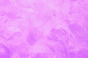 Decorative plaster. Purple wall texture background. Concrete style. Restoration indoors. Maintenance works.