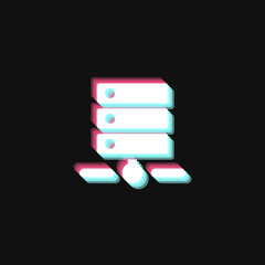 Obraz premium Share Storage - 3D Effect