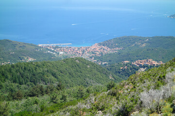 Aerial view of Marciana