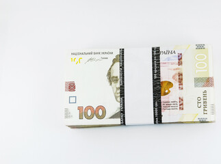 100 hundred bill pack in paper wrap