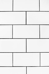 common vintage white ceramic tiles background, vertical photo