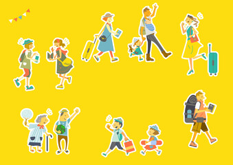 夏ファミリーのフレーム風線画イラスト 海 ビーチ Wall Mural Atelier Fmika 夏ファミリーのフレーム風線画イラスト 海 ビーチ Wall Mural Atelier Fmika