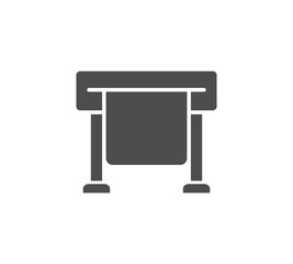 plotter icon vector on white background, plotter trendy filled icons from Electronics collection, plotter vector illustration.