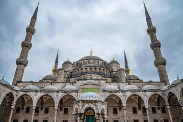 Fototapeta na wymiar The blue mosque of Istambul