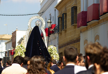 Obraz premium Seville, Spain. March 25, 2016 Holy week