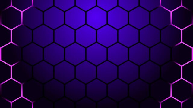 Design of future surface with hexagon technology abstract background concept.