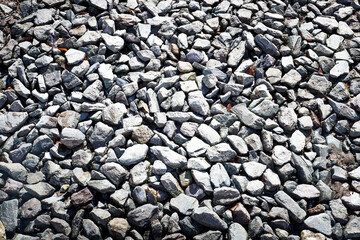 Gray smooth stones for the background. Texture