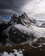 Obraz premium Landscape dolomites alps italy nature 