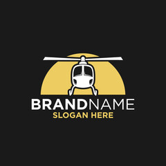 Helicopter Logo Design Template Inspiration, Vector Illustration.