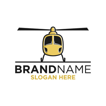 Helicopter Logo Design Template Inspiration, Vector Illustration.