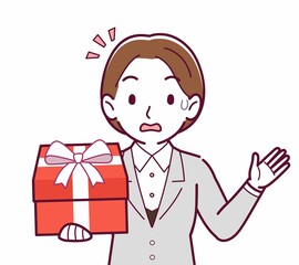 新人の会社員の女性