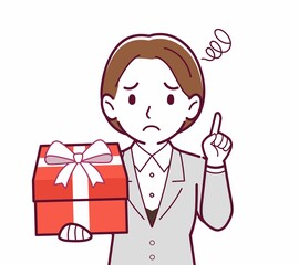 新人の会社員の女性