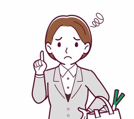 新人の会社員の女性