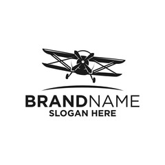 Plane Logo Design Template Inspiration, Vector Illustration, Flight.