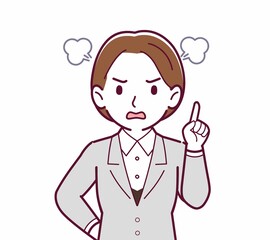 新人の会社員の女性