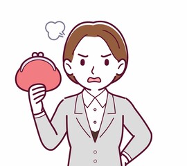 新人の会社員の女性