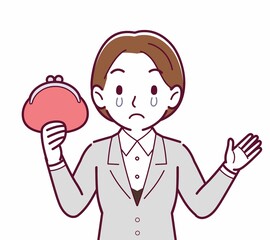 新人の会社員の女性