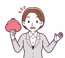 新人の会社員の女性