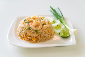 shrimps and crab fried rice