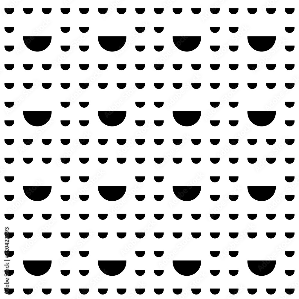 Poster semicircle pattern. vector semicircle black pattern.