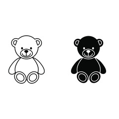 Kids toys icon vector set. Baby illustration sign collection. child symbol or logo.