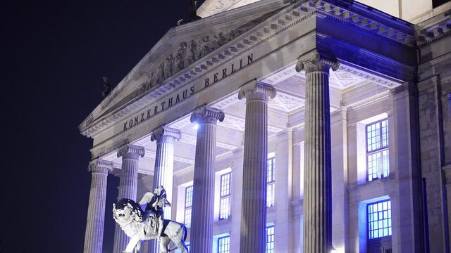 Berlin Concert Hall at Gendarmenmarkt - amazing view at night - travel photography