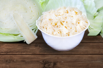 German Sauerkraut and white cabbage
