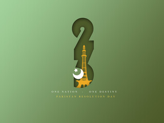 23rd March Pakistan Resolution Day