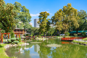 Fototapeta na wymiar Buenos Aires Japanese Gardens, Argentina