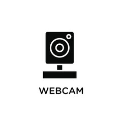 webcam black icon design