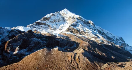 Papier Peint photo autocollant Makalu Peak seven 7 VII,, Nepal Himalayas mountains