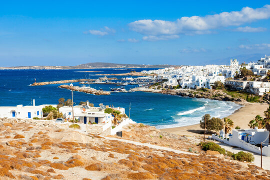 Paros island aerial view