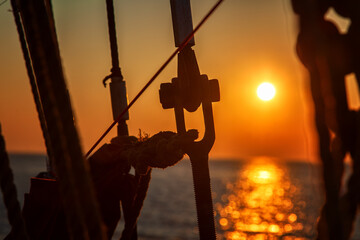 Sonnenuntergang auf dem Wattenmeer