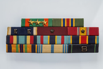 US Military Medals Ribbon