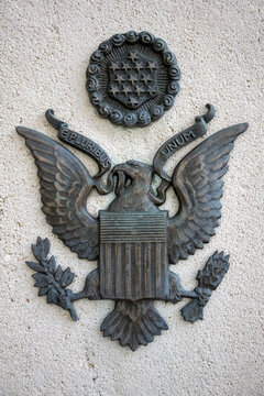 aigle, pygargue symbole des &eacute;tats unis en bronze