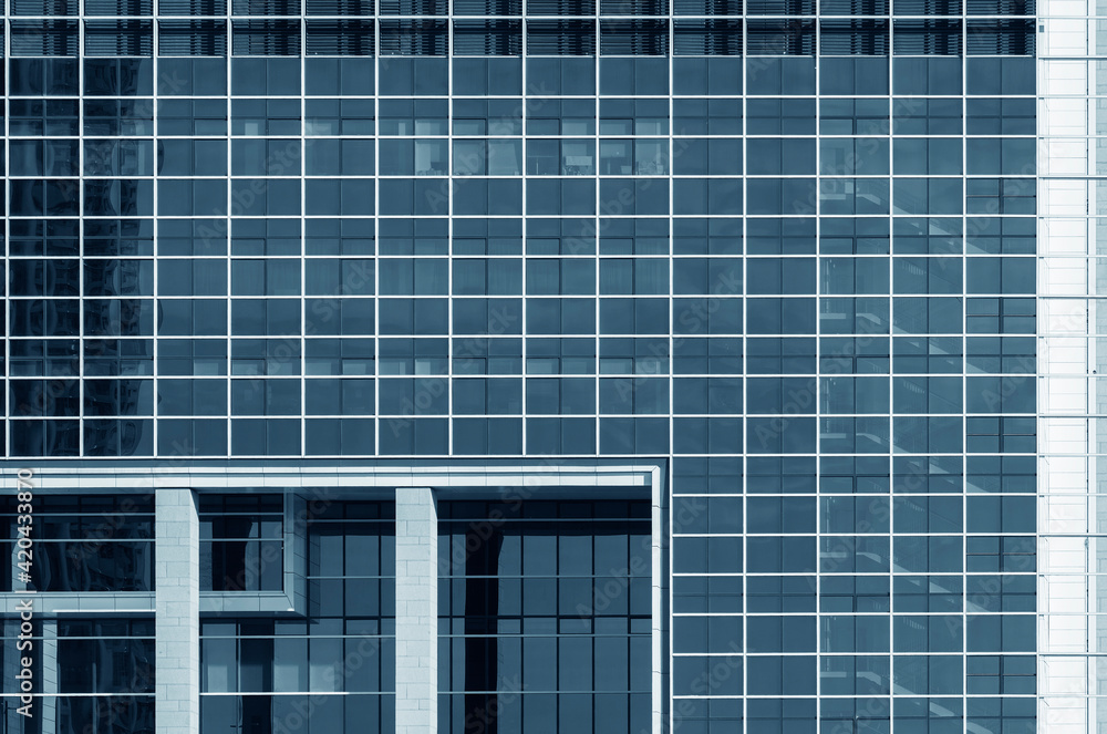 Aufkleber exterior of modern architecture. building abstract background