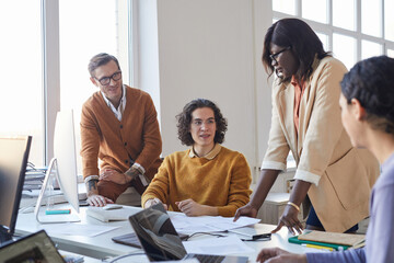 IT Developers Team in Office