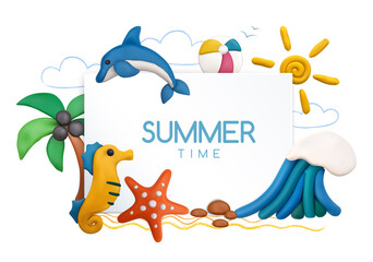 Summer Time Objects Set