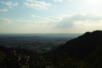 山の展望台からの風景