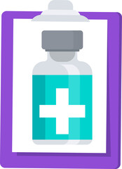 Obraz premium Vaccination programm banner. Flat cartoon vector illustration.