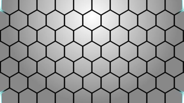 Design of future surface with hexagon technology abstract background concept.