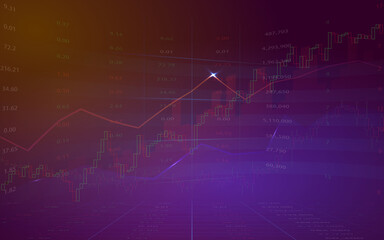 Forex or stock market exchange background.